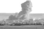 Авиационый удар по складу боеприпасов в городе Хан-Шейхун&#160;(фото: mil.ru)
