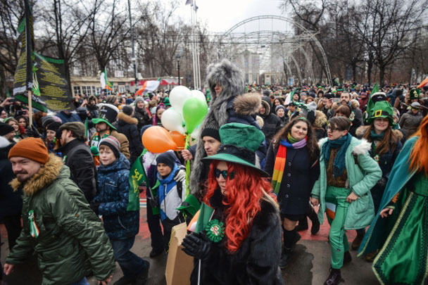 На 19 марта пришлась кульминация уже ставшей традиционной для Москвы «Ирландской недели», или Irish Week