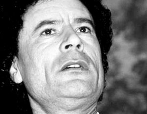 Ливийский лидер Муамар Каддафи