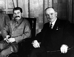 Сталин и чешский лидер Эдвард Бенеш