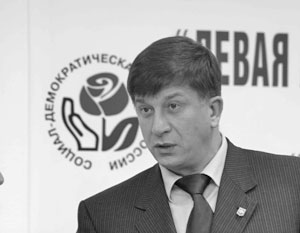 Председатель Социал-демократической партии России Владимир Кишенин