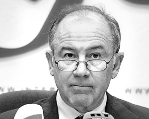 Пресс-конференция директора-распорядителя МВФ Родриго де Рато прошла в Москве
