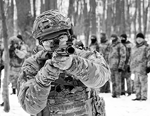 Учения войск территориальной обороны Украины 