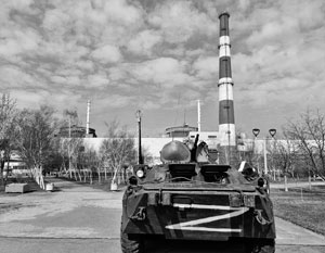 Порядок в Энергодаре и окрестностях Запорожской АЭС поддерживают российские военные