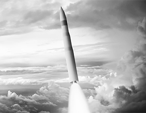 Проектное изображение перспективной американской ракеты LGM-35A Sentinel