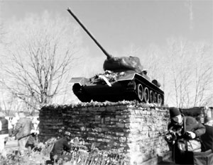 Советский танк восстанавливали энтузиасты