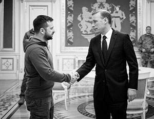 Президент Украины Владимир Зеленский и советник президента США по нацбезопасности Джейк Салливан