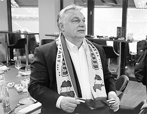 МИД Украины разглядел в шарфе Орбана признаки исторического ревизионизма