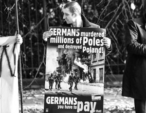 Польские националисты любят поспекулировать на теме немецкой оккупации 80-летней давности