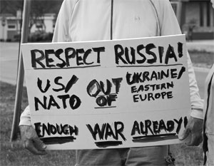 Митинги в поддержку действий России встречаются в том числе в Соединенных Штатах