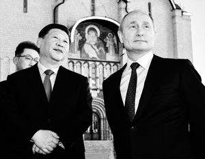 Россия и Китай будут «выстраивать стратегическое взаимодействие спина к спине»