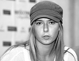 Россиянка Мария Шарапова оказалась на третьем месте списка