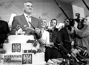 Лидер националистической Сербской радикальной партии Томислав Николич 