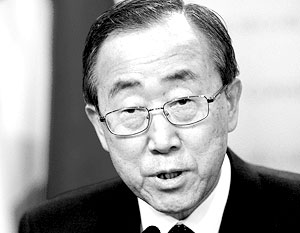 Генсек ООН Пан Ги Мун дважды ушел от прямого вопроса – законны ли действия косовских властей