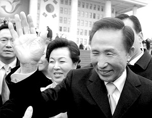 Ли Мен Бак стал 17-м по счету президентом Южной Кореи 