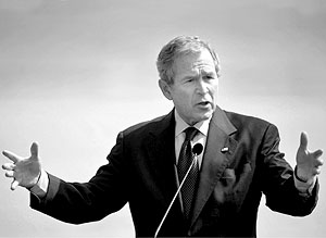 Джордж Буш призвал Россию к совместным действиям в области ПРО