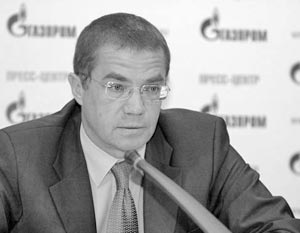 Зампредправления Газпрома Александр Медведев
