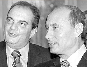 Премьер-министр Греции Константинос Караманлис встретился в Москве с Владимиром Путиным