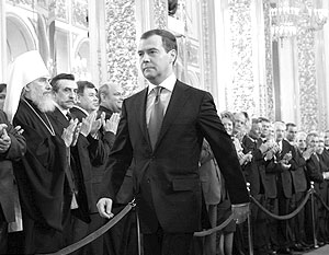 Вступление Дмитрия Медведева в должность для международных партнеров - формальность