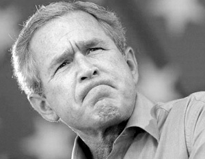Буш поругался с Обамой
