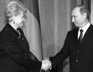 В 2010 году Грибаускайте совсем иначе описывала встречу с Путиным: он «приглашал меня» к сотрудничеству