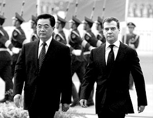 В Китае Дмитрий Медведев встретился с председателем КНР Ху Цзиньтао