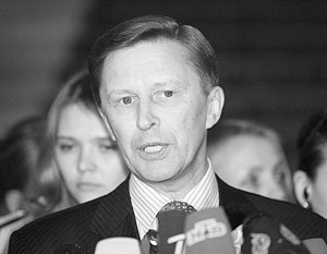 Вице-премьер РФ Сергей Иванов