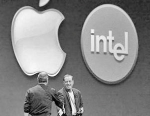 Intel, крупнейшая в мире компания - производитель полупроводников снабдит компьютеры Apple новейшими моделями чипов - Core Duo