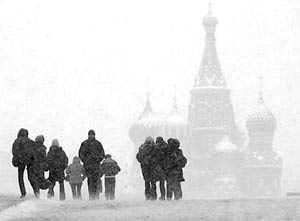 Холод в Москве