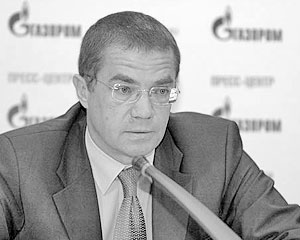 Заместитель председателя правления ОАО «Газпром» Александр Медведев