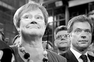 Действующий президент Финляндии Тарья Халонен останется на своем посту еще на шесть лет