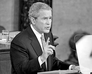 Буш сказал речь