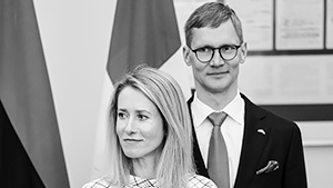Эстонский премьер Кая Каллас с мужем