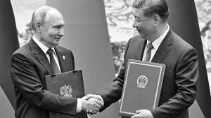Владимир Путин и Си Цзиньпин договорились укреплять банки и платежные системы для торговли