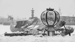 В Санкт-Петербурге на стрелке Заячьего острова в канун китайского Нового года открылся XII общегородской фестиваль цзыгунских фонарей «Счастливый праздник весны»