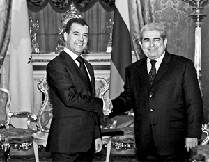 В среду в Кремле состоялась встреча президента России Дмитрия Медведева с президентом Кипра Димитриосом Христофиасом