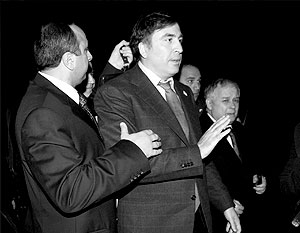 Инцидент, как утверждают Михаил Саакашвили и Лех Качиньский, случился накануне вечером