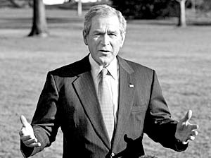 Рейтинг президента США Джорджа Буша до самой низкой отметки