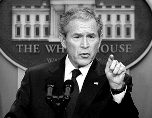 Буш принял решение перевести весь федеральный округ Колумбия в режим чрезвычайного положения