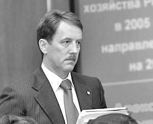 Министр сельского хозяйства Алексей Гордеев