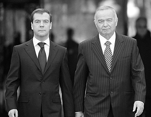 Дмитрий Медведев начал двухдневный государственный визит в Узбекистан