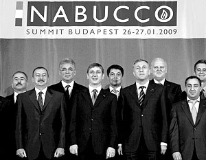 Единства среди стран Европы по поводу Nabucco нет