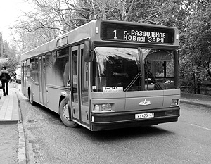 На этом сочинском автобусе ГЛОНАСС уже установлена