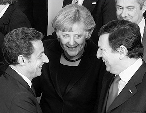 Президент Франции Саркози, канцлер ФРГ Меркель и глава Еврокомисии Баррозу решили приберечь деньги