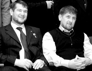 В адрес покойного Ямадаева (слева) Кадыров в выражениях не стесняется 