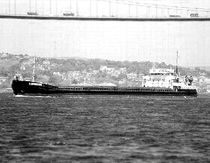 Захваченный грузинами теплоход с россиянами на борту следовал из порта Хопо (Турция) в порт Азов