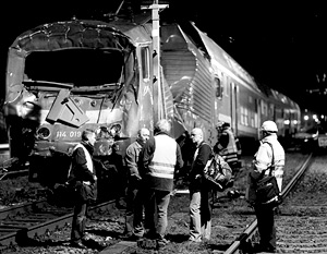 При столкновении поездов в Берлине пострадали 24 человека 