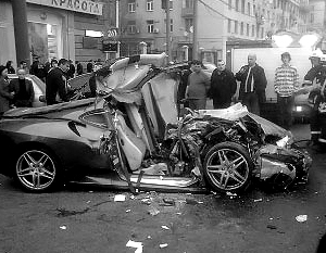 В ДТП с Ferrari пострадали сыновья банкиров
