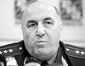 Генерал-полковник милиции Владимир Пронин распрощался со своей должностью