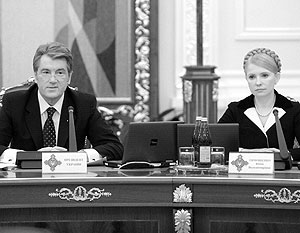 Ющенко объявит Тимошенко выговор